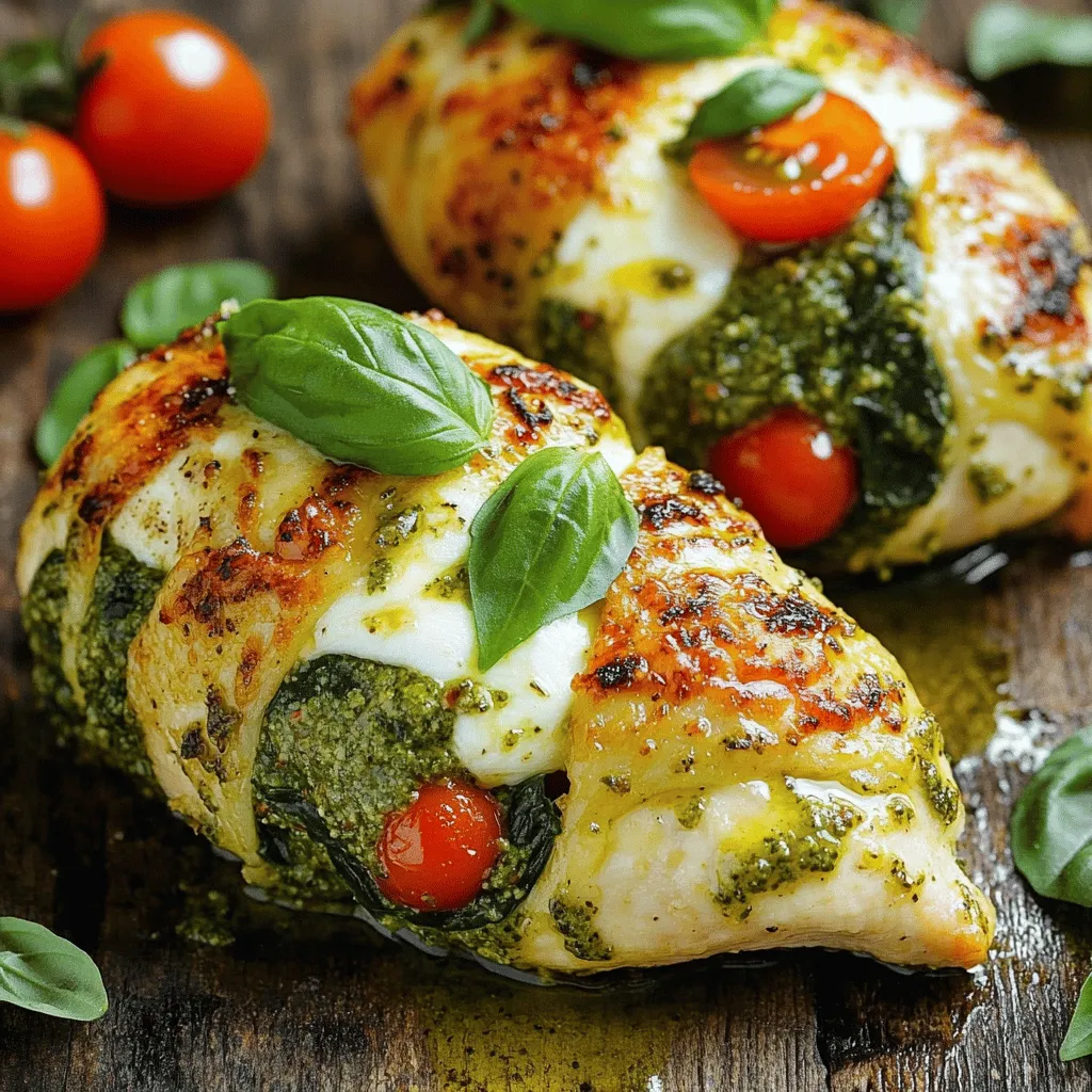 Pesto Caprese Stuffed Chicken Flavorful Dinner Treat