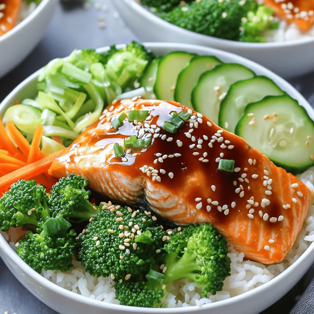 Teriyaki Ginger Salmon Bowls Flavorful and Healthy Meal