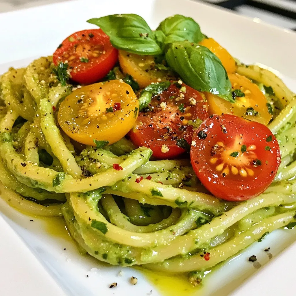 Creamy Avocado Pasta Delightful and Easy Dish