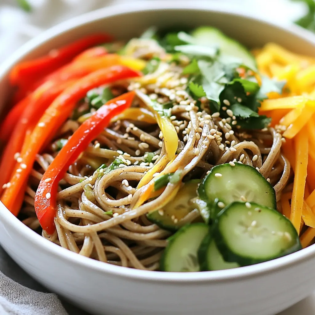 Spicy Sesame Noodle Salad Tasty and Simple Recipe