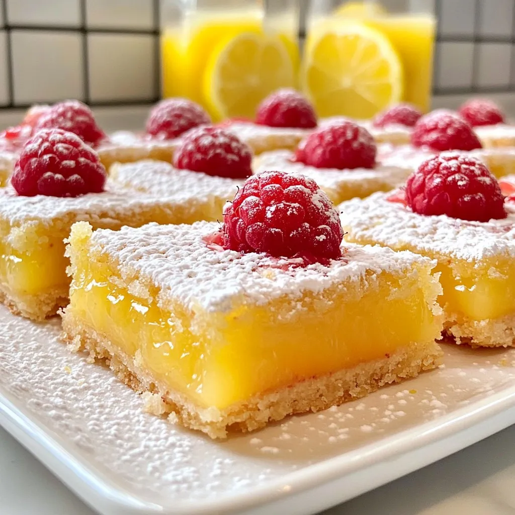 Raspberry Lemonade Bars Refreshing Summer Delight