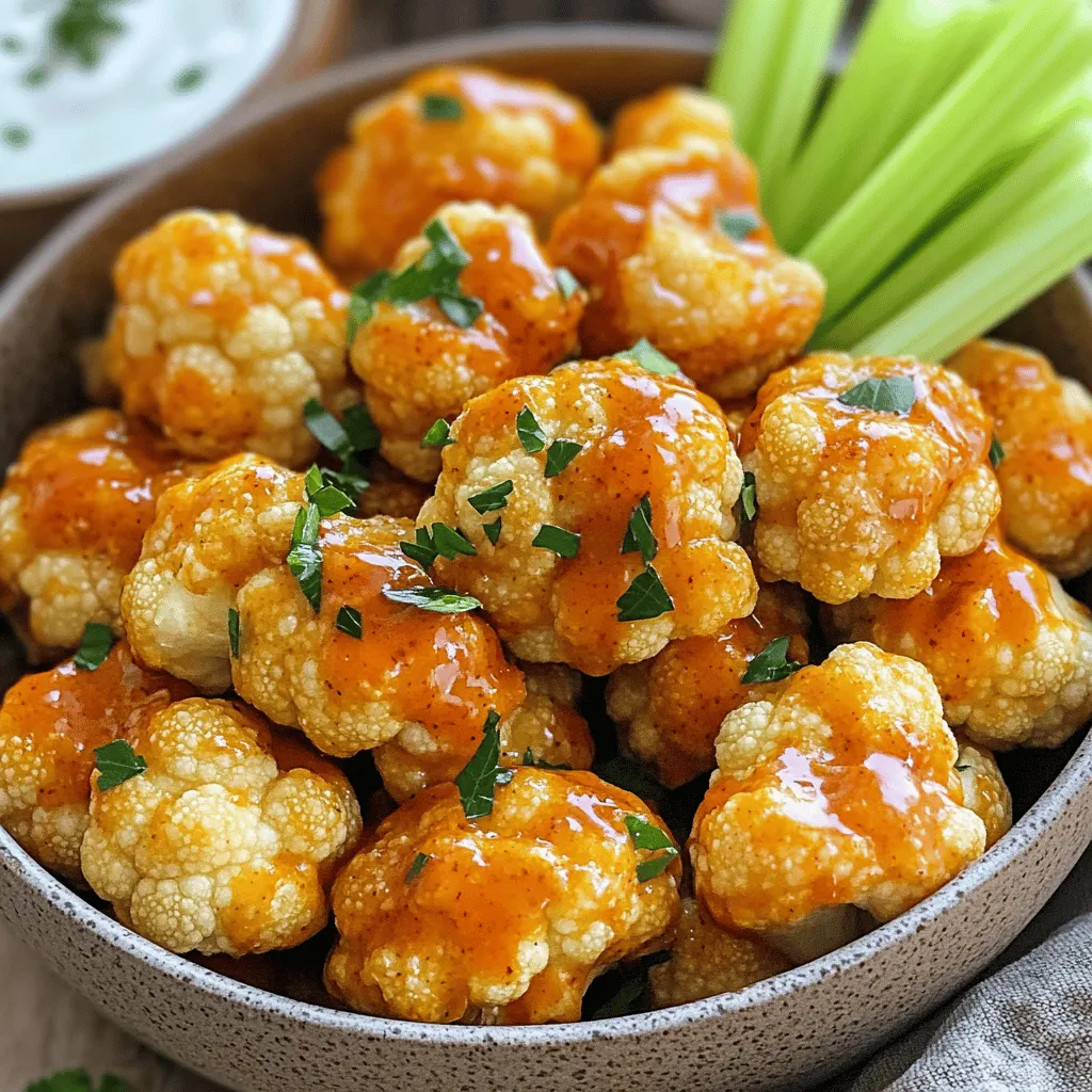 Air Fryer Buffalo Cauliflower Bites Flavorful and Crispy