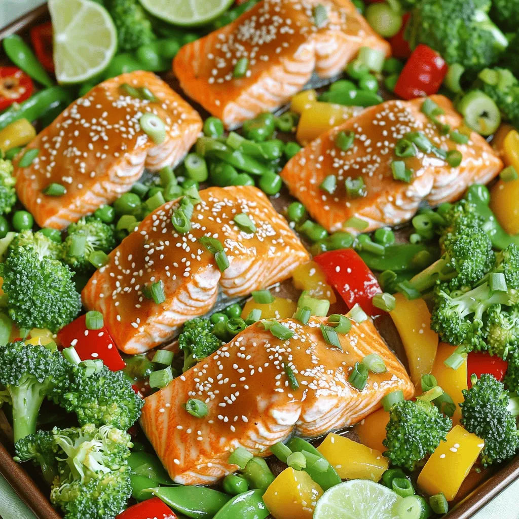 Sheet-Pan Sesame Ginger Salmon Easy Healthy Recipe