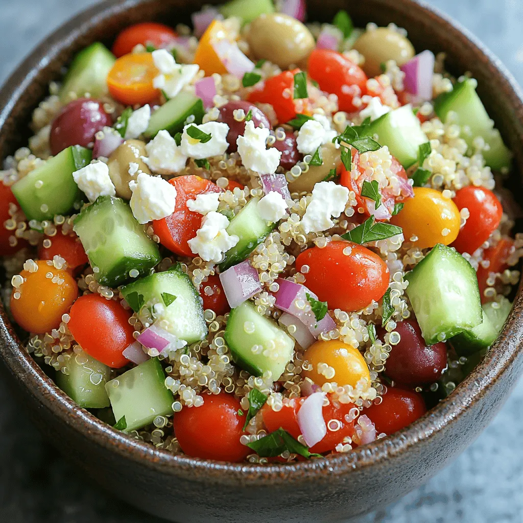 Savory Quinoa Salad with Feta Fresh and Wholesome