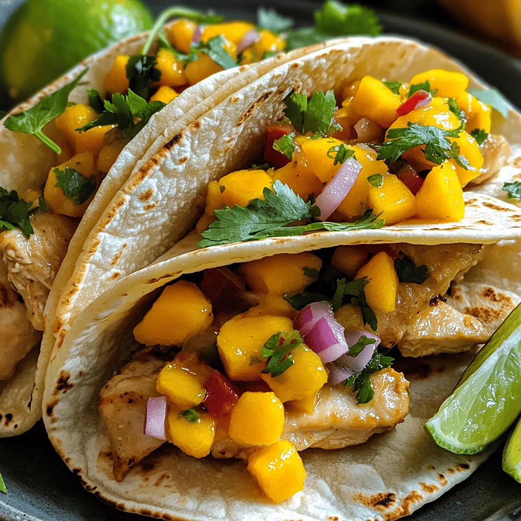 Spicy Mango Chicken Tacos Flavorful and Fresh Meal