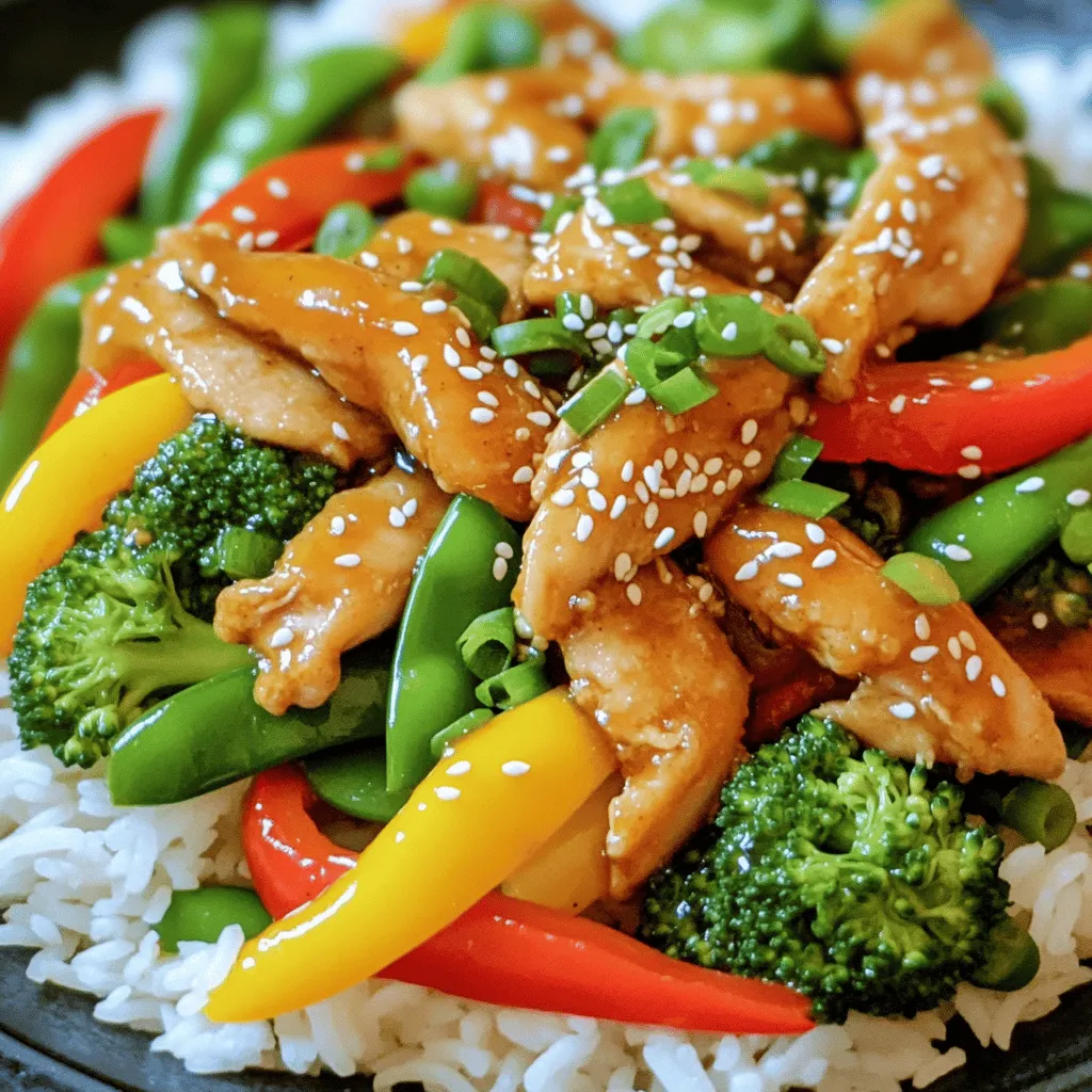 Honey Garlic Chicken Stir-Fry Savory and Easy Meal