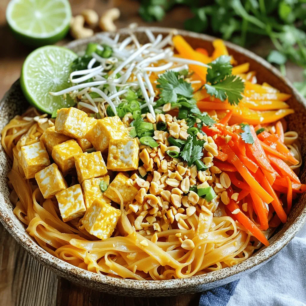 Vegan Pad Thai Noodles Flavorful and Easy Recipe