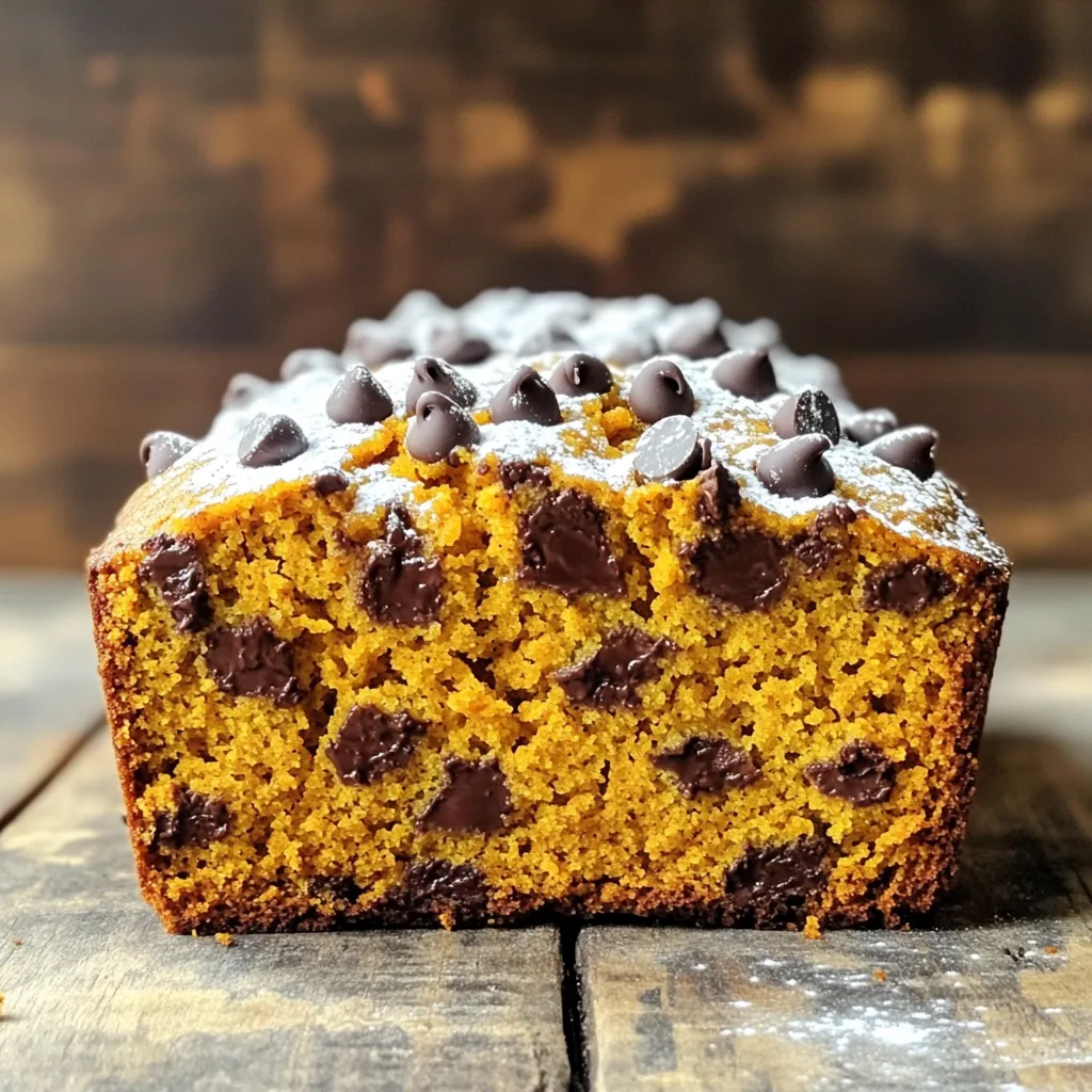 Chocolate Chip Pumpkin Bread Irresistible Flavor Treat
