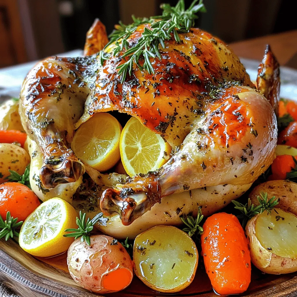 Savory Herb Roasted Chicken Juicy and Flavorful Meal