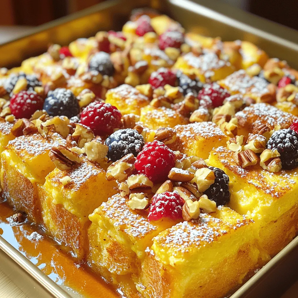 Baked French Toast Casserole Deliciously Easy Recipe