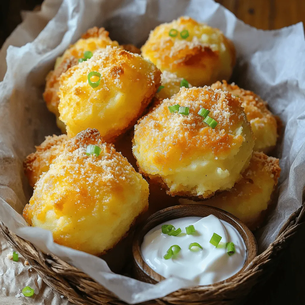Cheesy Mashed Potato Puffs Irresistible Snack Recipe