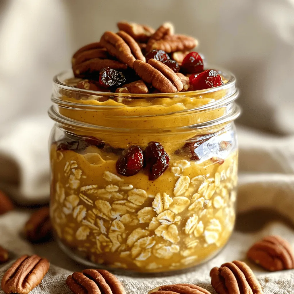 Pumpkin Spice Overnight Oats Tasty and Simple Recipe