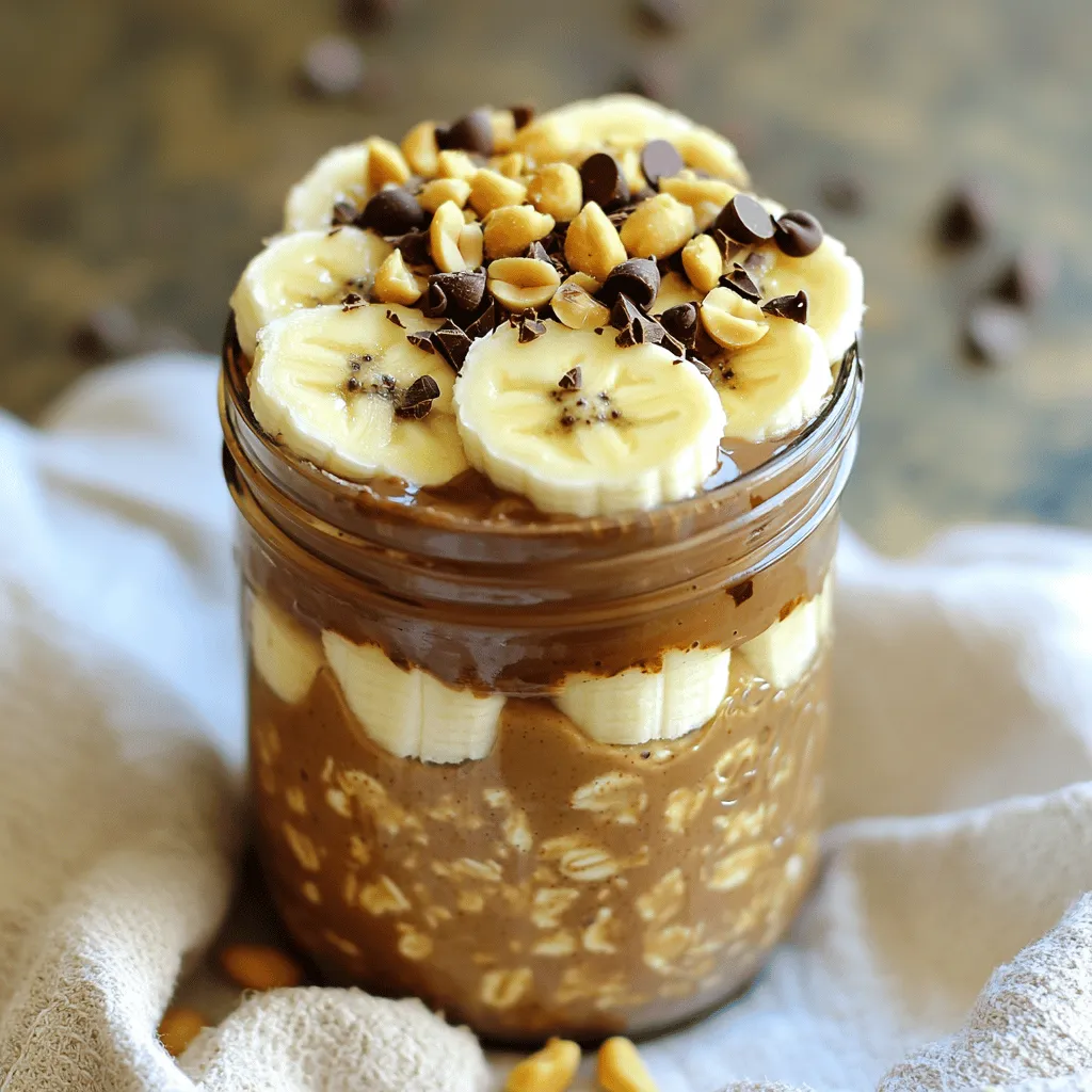 Peanut Butter Cup Overnight Oats Easy and Delicious Recipe