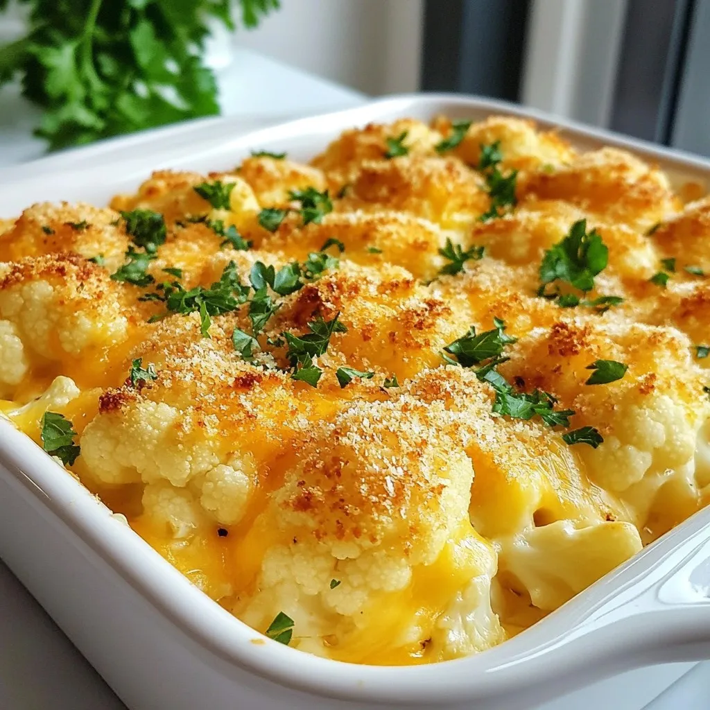 Cheesy Cauliflower Casserole Flavorful and Simple Dish
