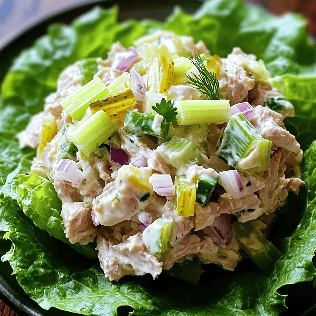 Quick and Easy Tuna Salad Tasty Meal in Minutes