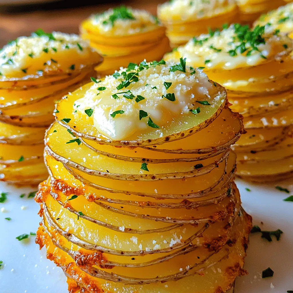 Crispy Parmesan Potato Stacks Irresistible Side Dish
