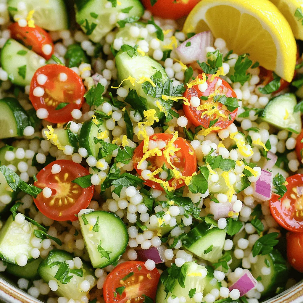 Lemon Herb Couscous Salad Fresh and Flavorful Delight