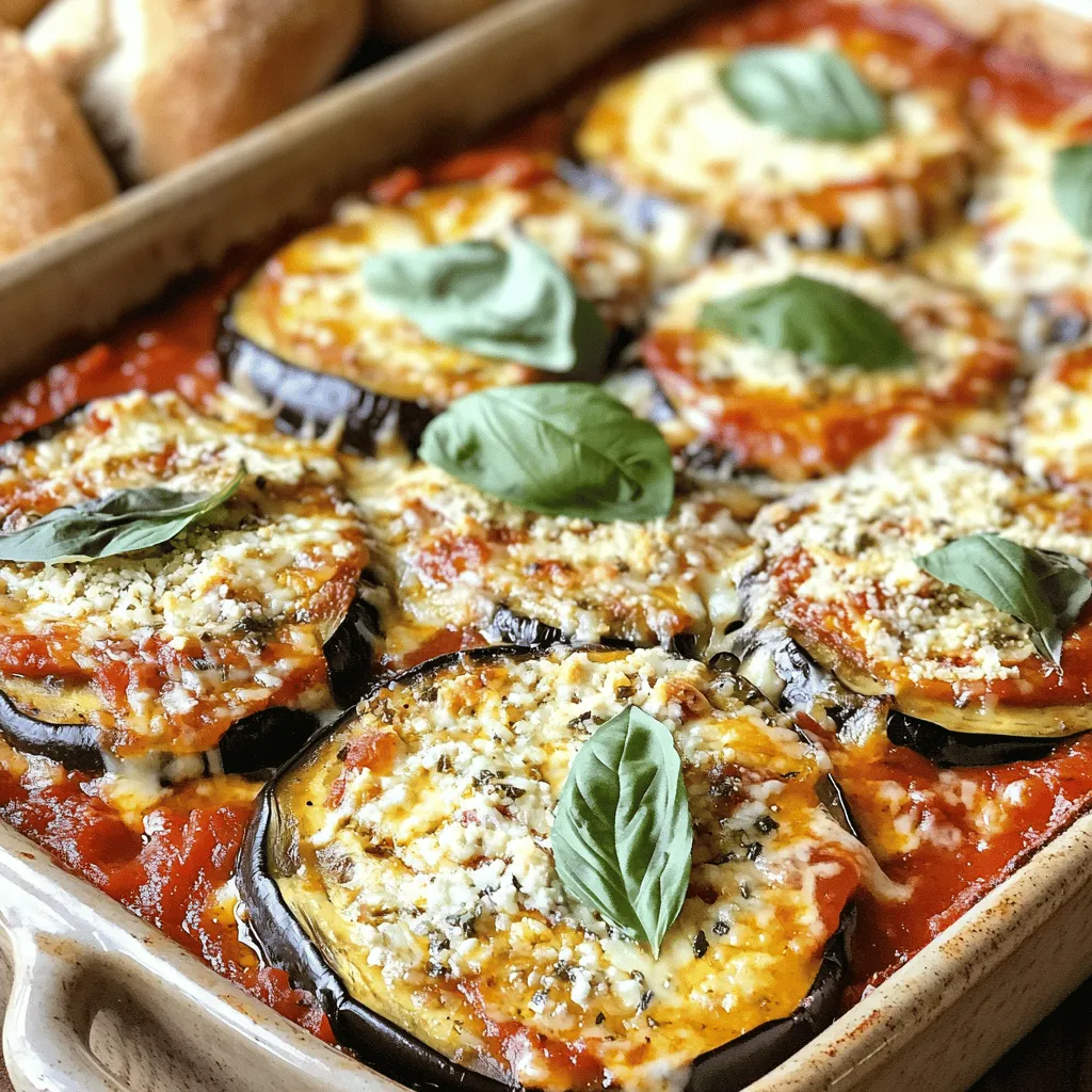 Baked Eggplant Parmesan Flavorful and Hearty Dish