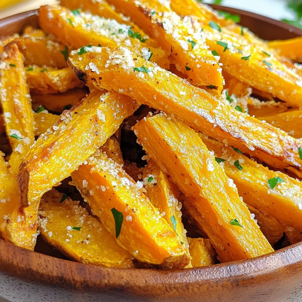 Garlic Parmesan Sweet Potato Fries Crispy Delight