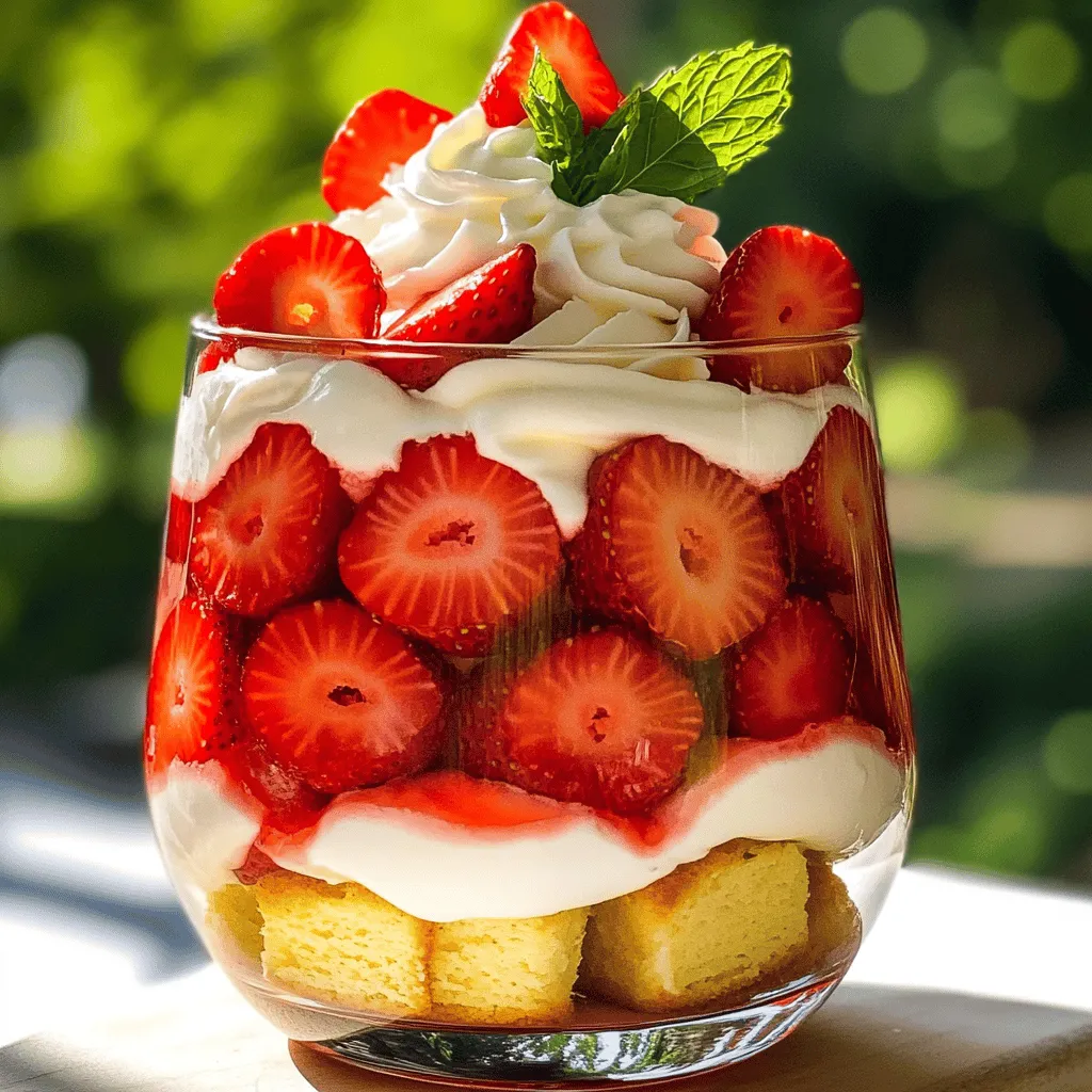 Strawberry Shortcake Trifle Delightful Dessert Recipe