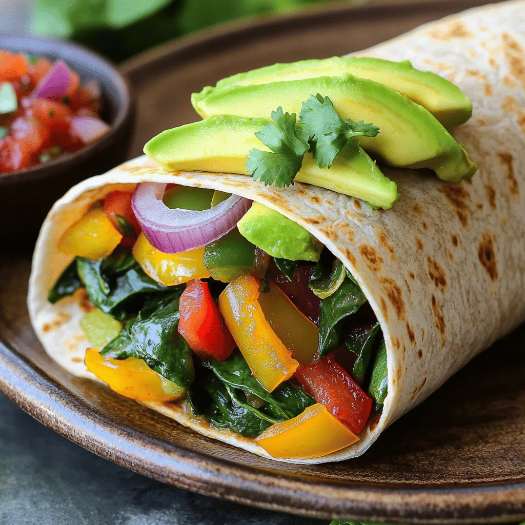 Healthy Veggie Breakfast Burrito Packed with Flavor