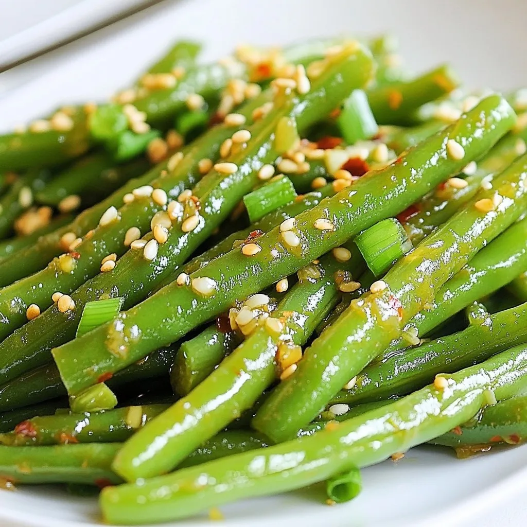 Sesame Garlic Green Beans Flavorful and Easy Recipe