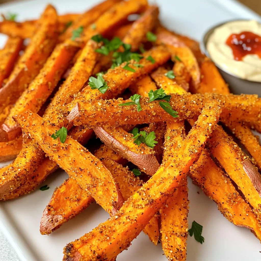 Spicy Cajun Sweet Potato Fries Air Fryer Delight