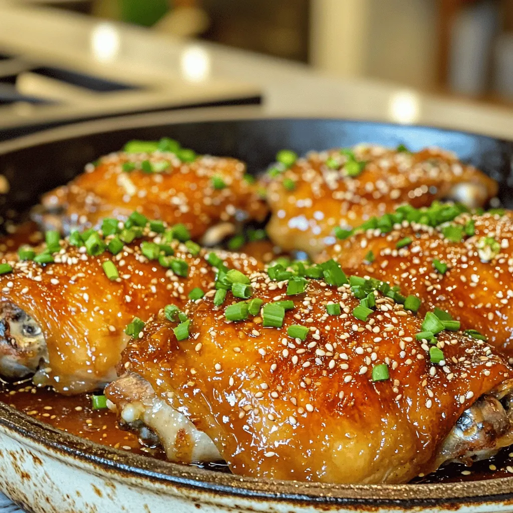 Honey Garlic Chicken Thighs Savory Dinner Delight