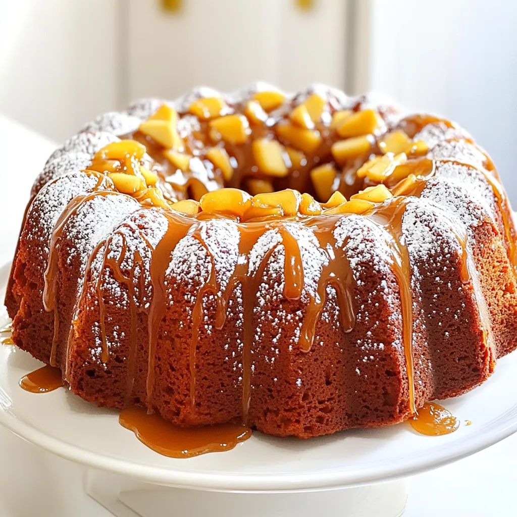 Apple Cider Caramel Bundt Cake Delightful Dessert Recipe