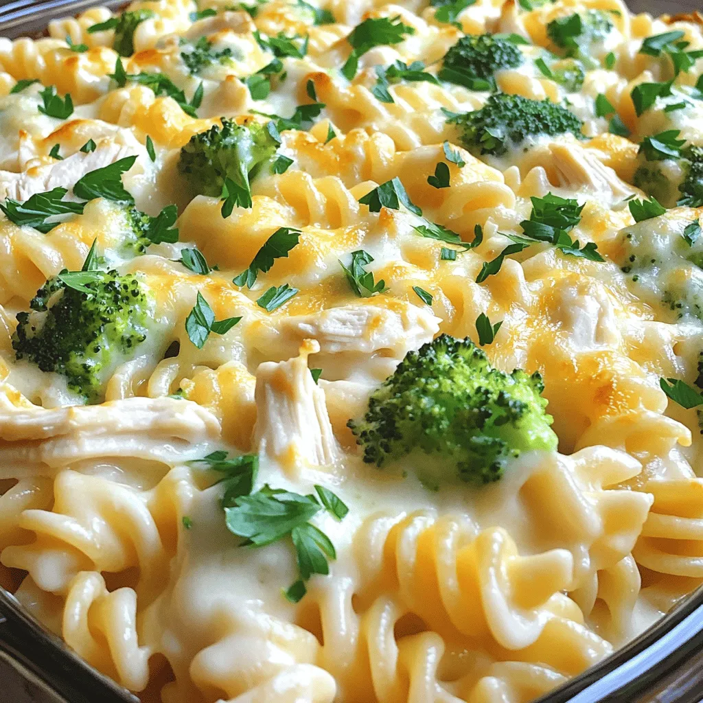 Savory Chicken Alfredo Bake Quick and Easy Recipe