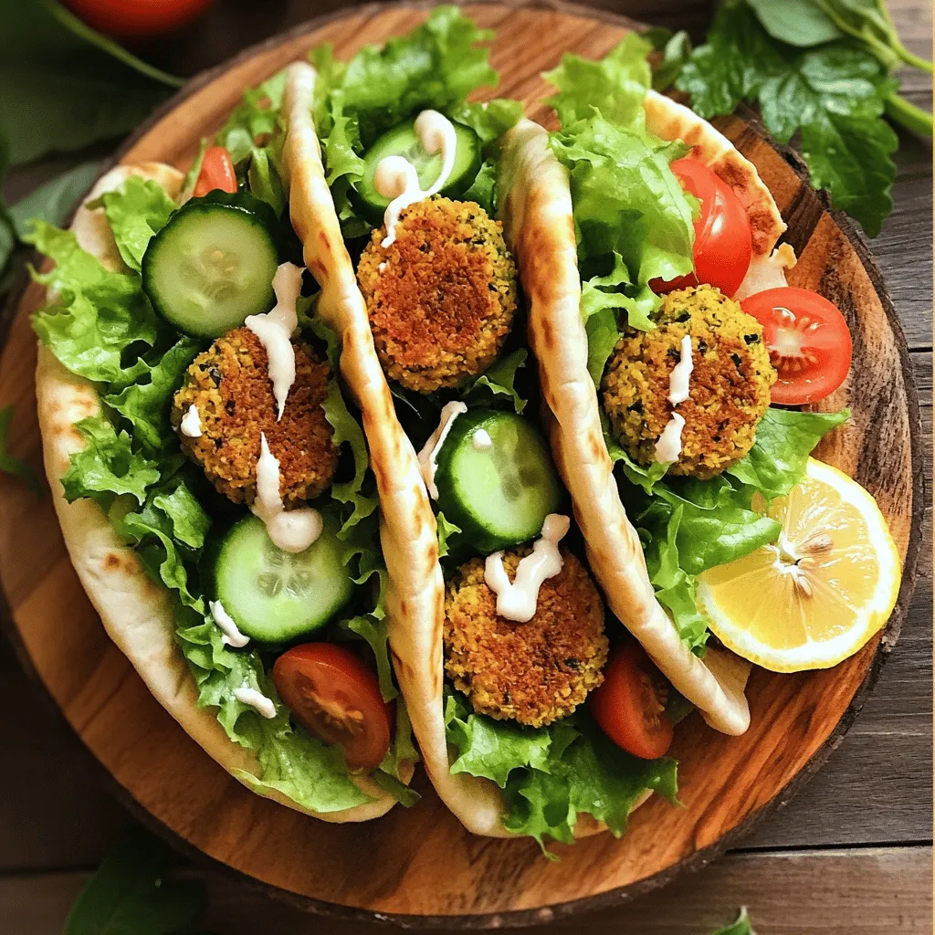 Air Fryer Falafel Pita Pockets Delicious and Easy Meal