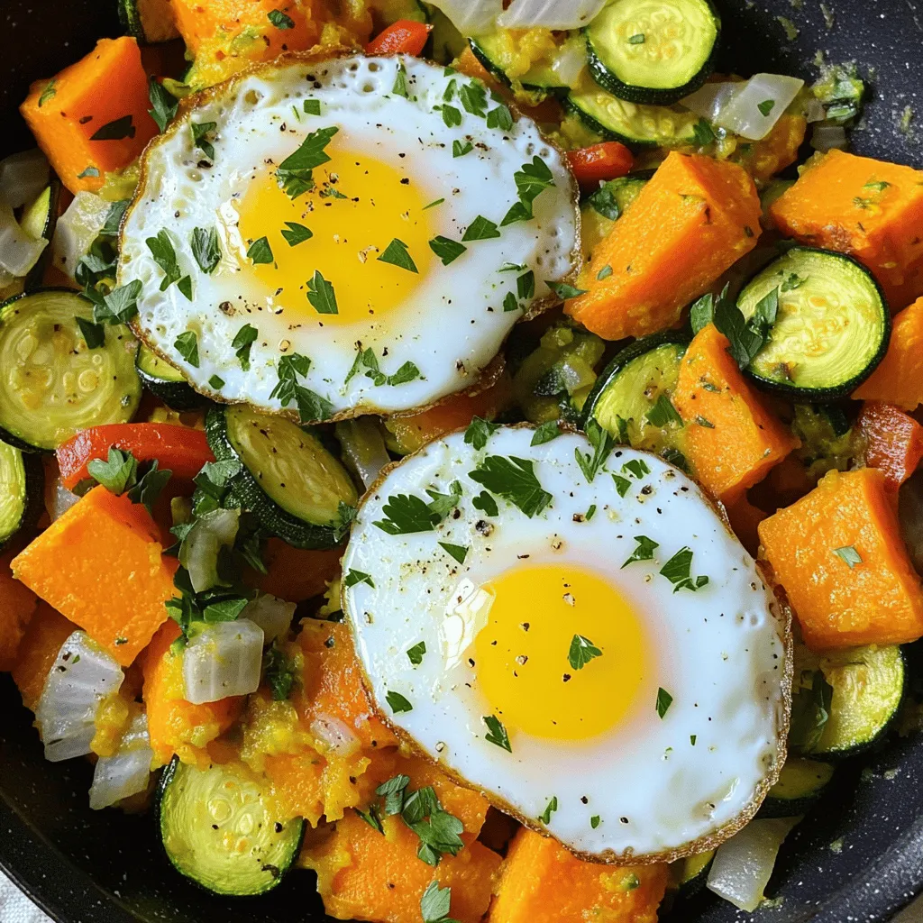 Zucchini and Sweet Potato Hash Flavorful Healthy Dish