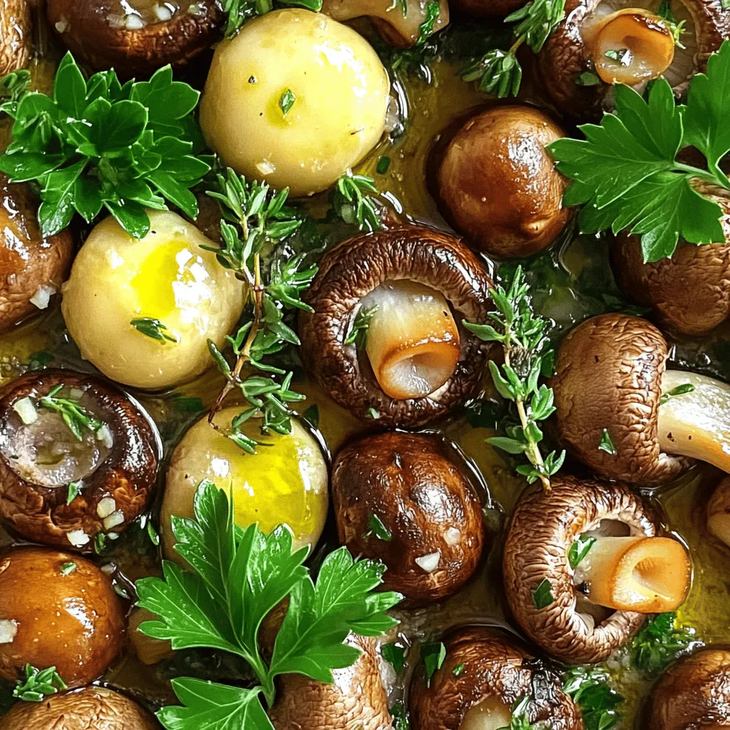 Garlic Herb Roasted Mushrooms Simple and Flavorful Dish