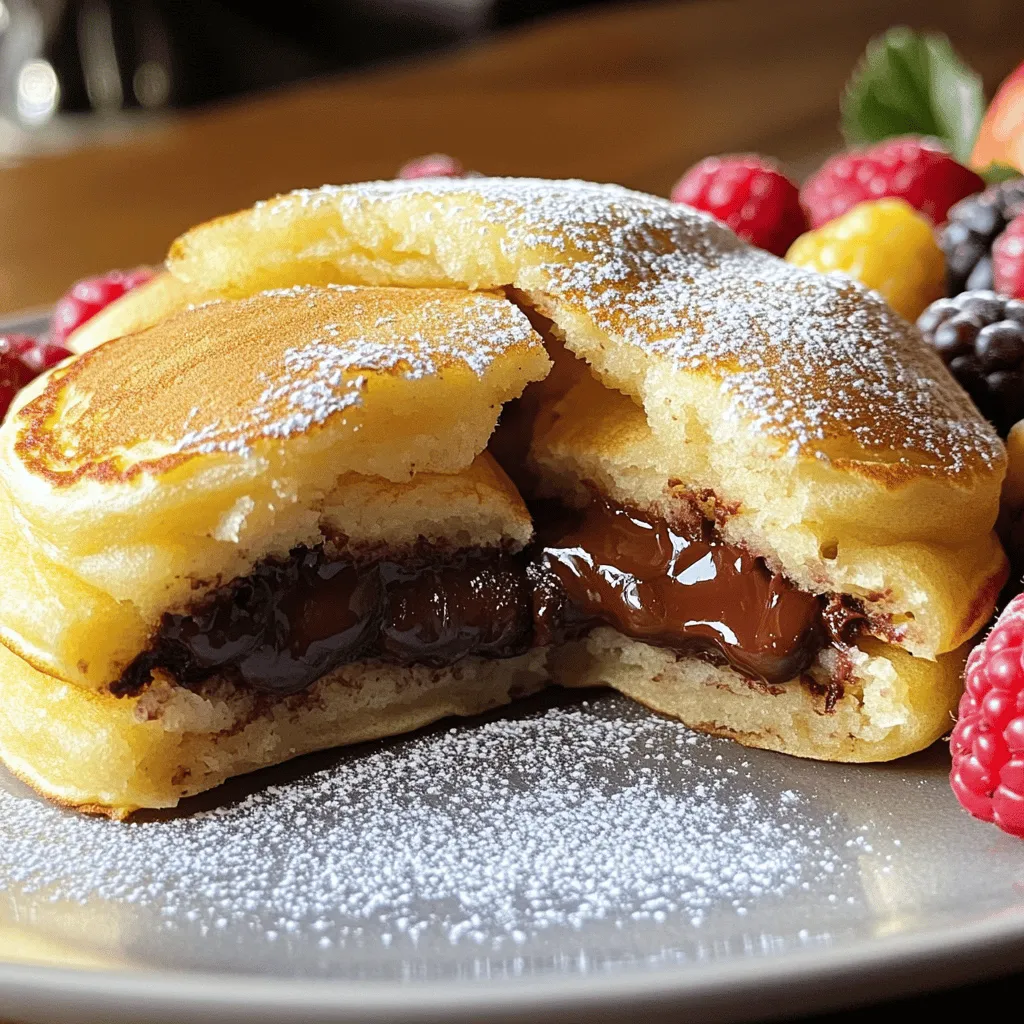 Nutella Stuffed Pancakes Irresistible Breakfast Treat