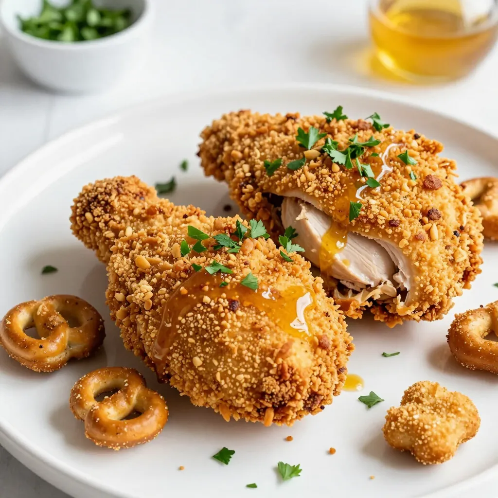 Pretzel Crusted Chicken Delightfully Crispy Meal