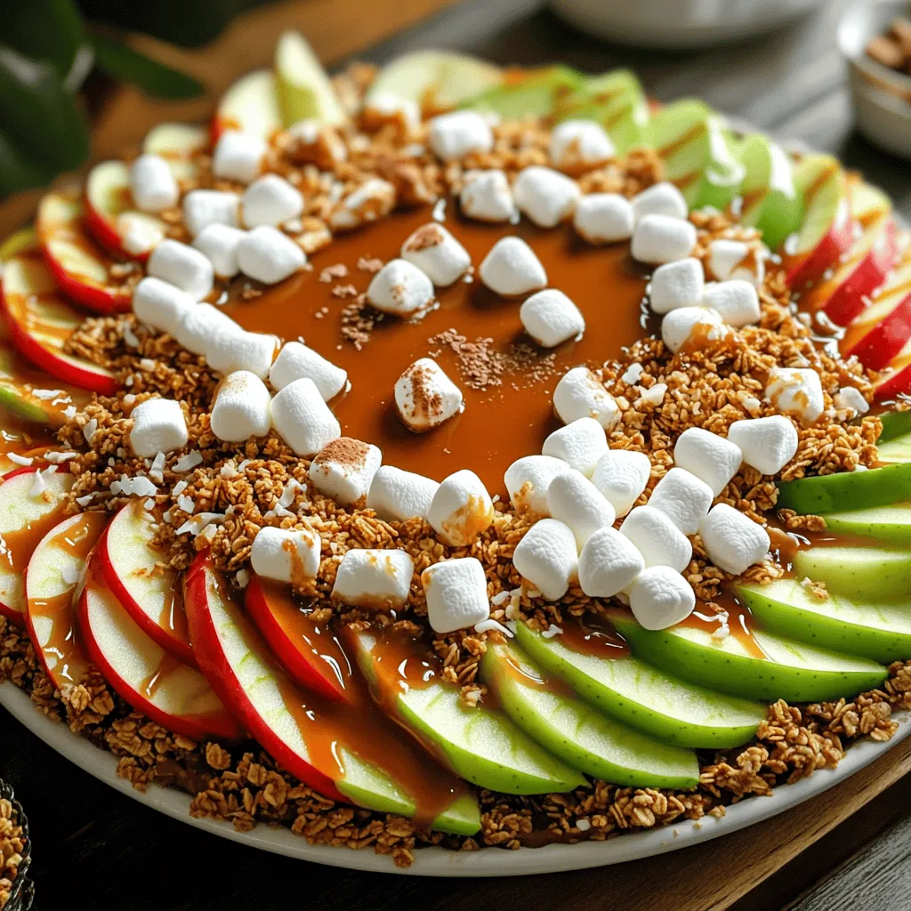 Caramel Apple Nachos Delightful Sweet Snack Idea
