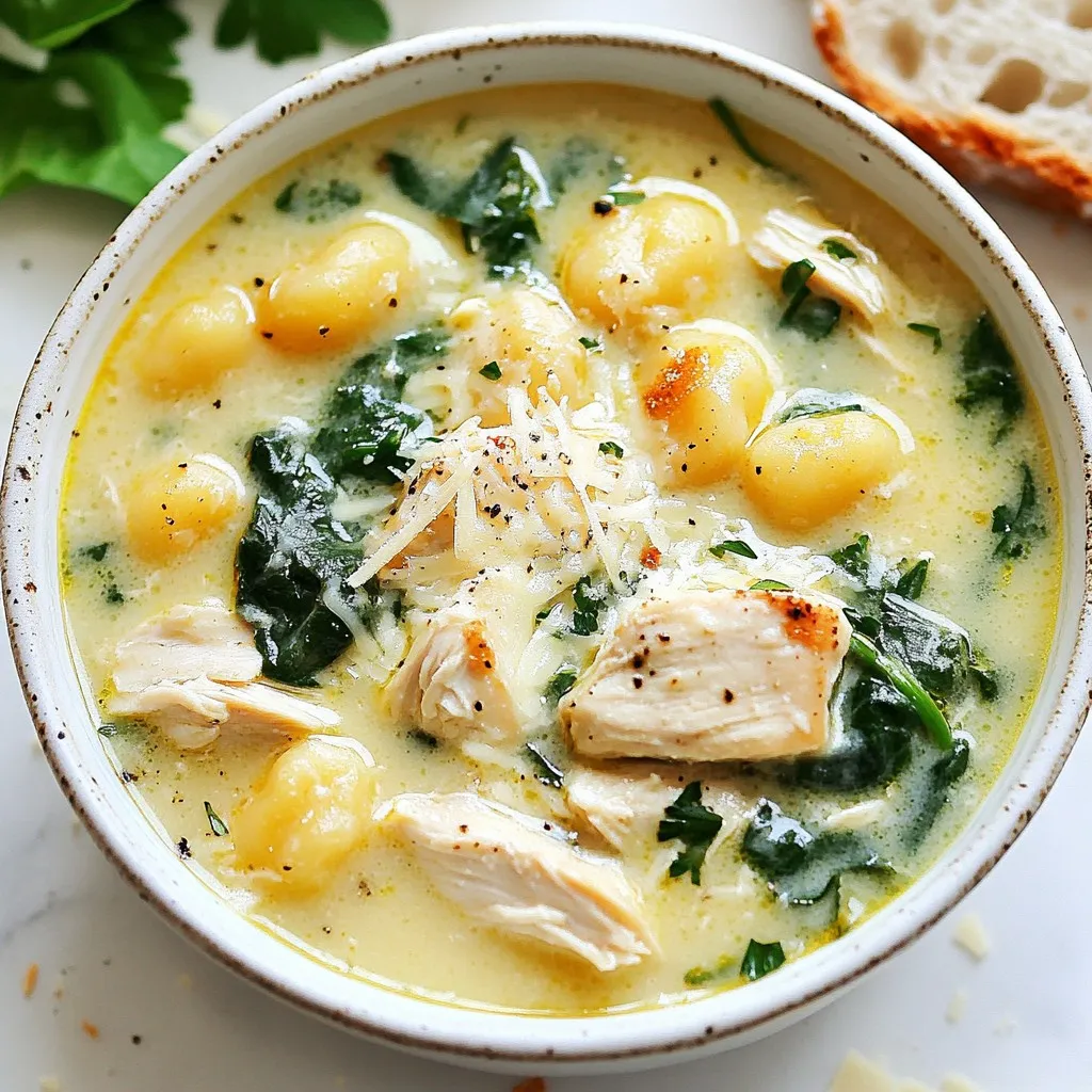 Creamy Chicken Gnocchi Soup Comforting and Rich Meal
