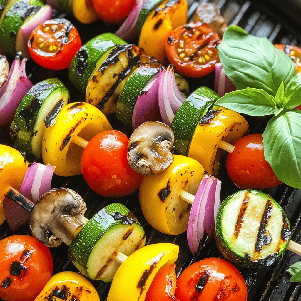 Grilled Veggie Skewers Flavorful and Simple Delight
