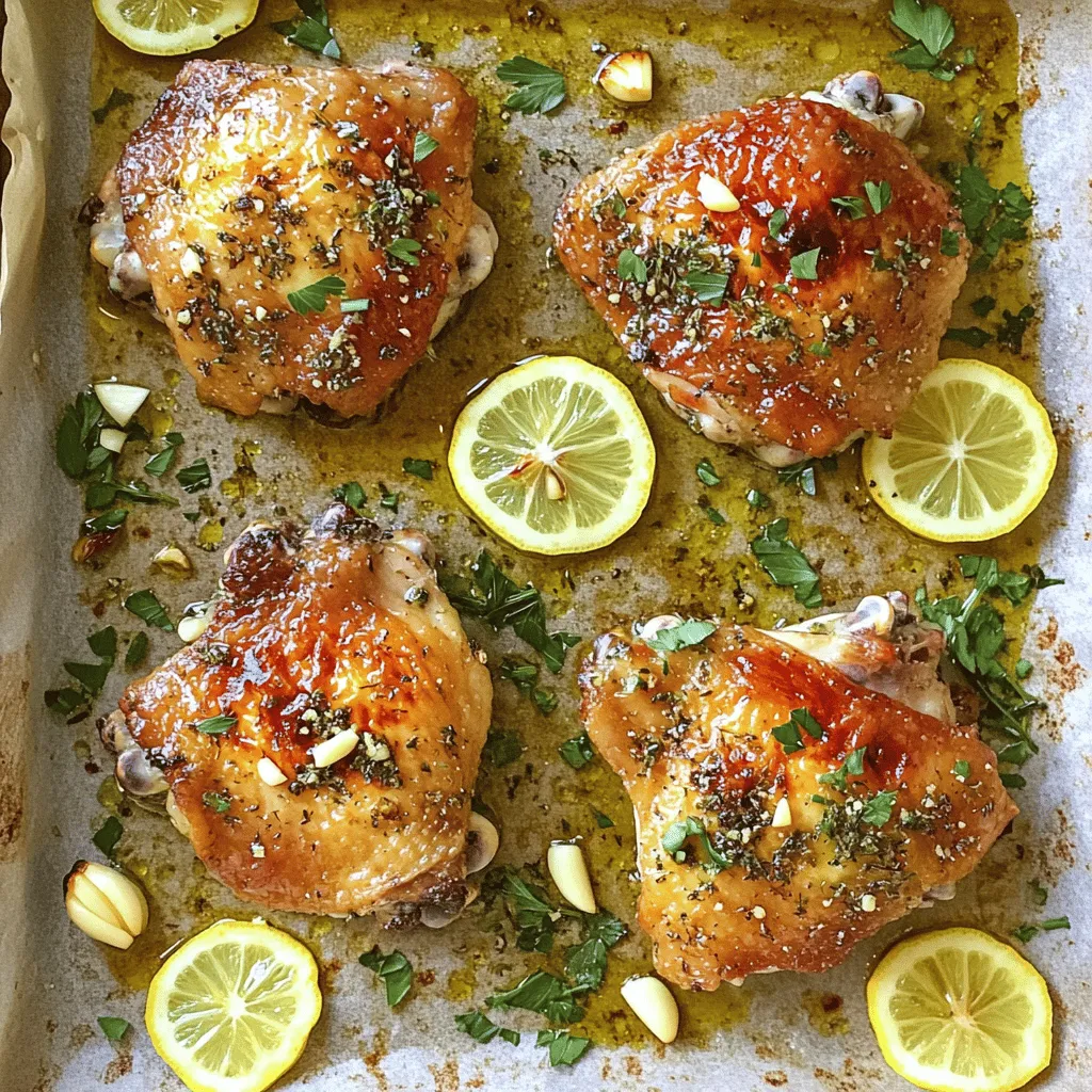 Herb Roasted Chicken Thighs Juicy and Flavorful Dish