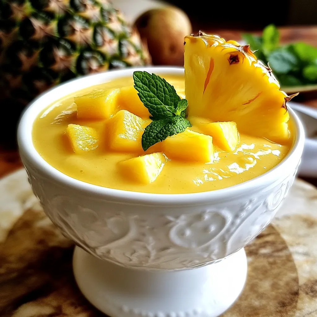Mango Pineapple Smoothie Refreshing and Simple Recipe