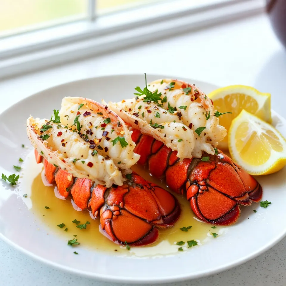 Spicy Garlic Butter Lobster Tails Flavorful Delight