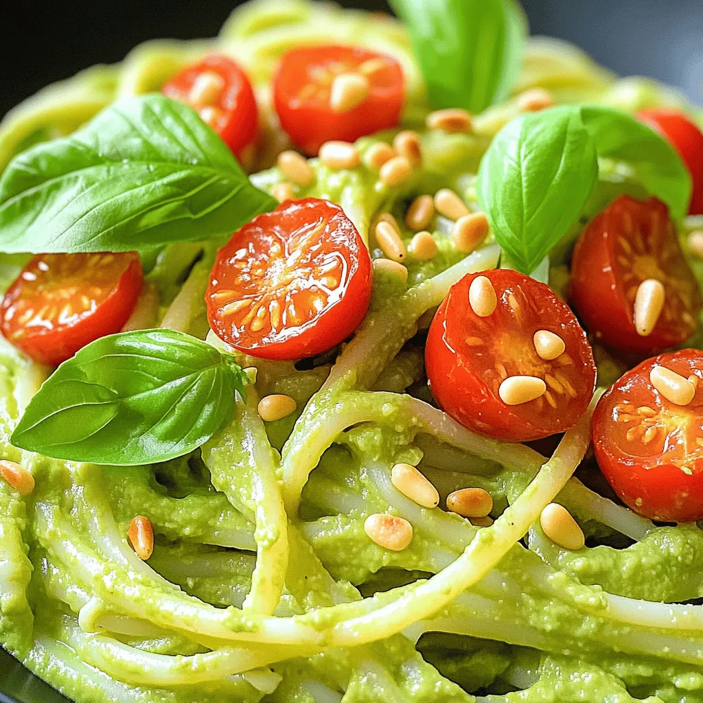 Creamy Avocado Pasta Simple and Quick Recipe