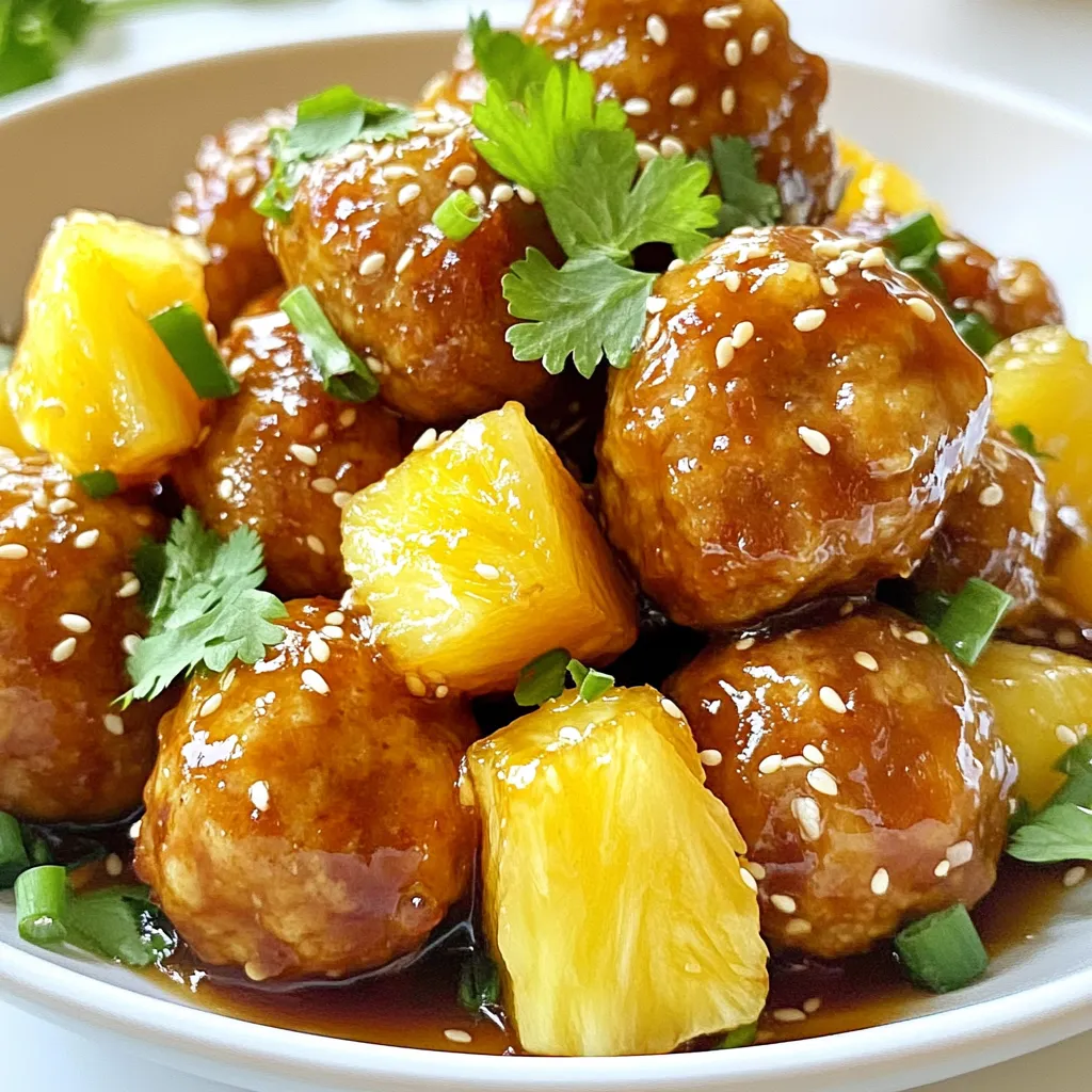 Teriyaki Pineapple Meatballs Flavorful and Easy Recipe