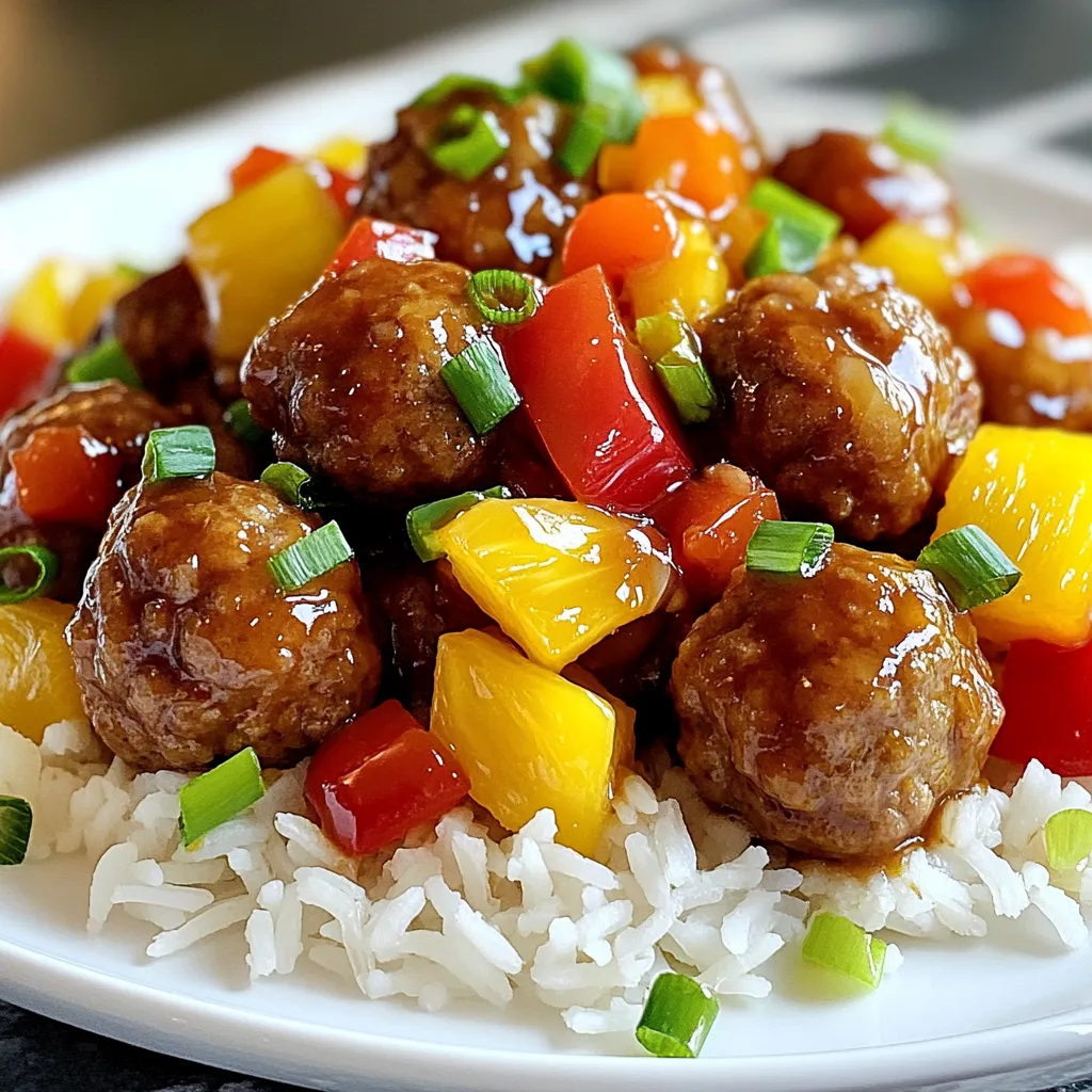 Sweet and Sour Meatballs Flavorful and Easy Recipe