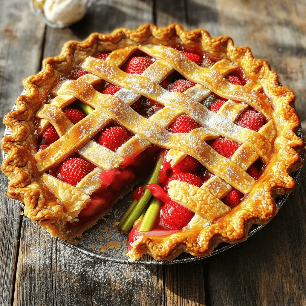 Classic Strawberry Rhubarb Pie Delightful and Easy Recipe