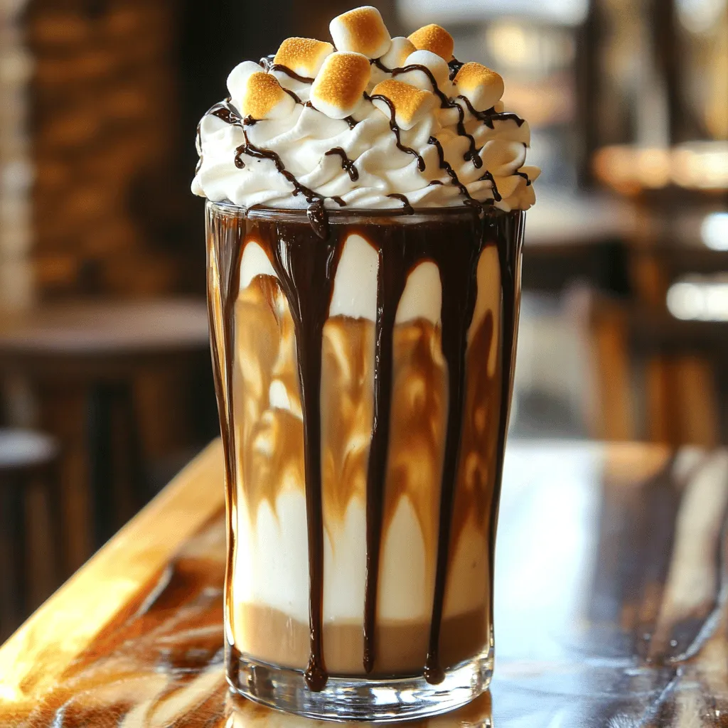 Toasted Marshmallow Frappe Delightful and Creamy Treat