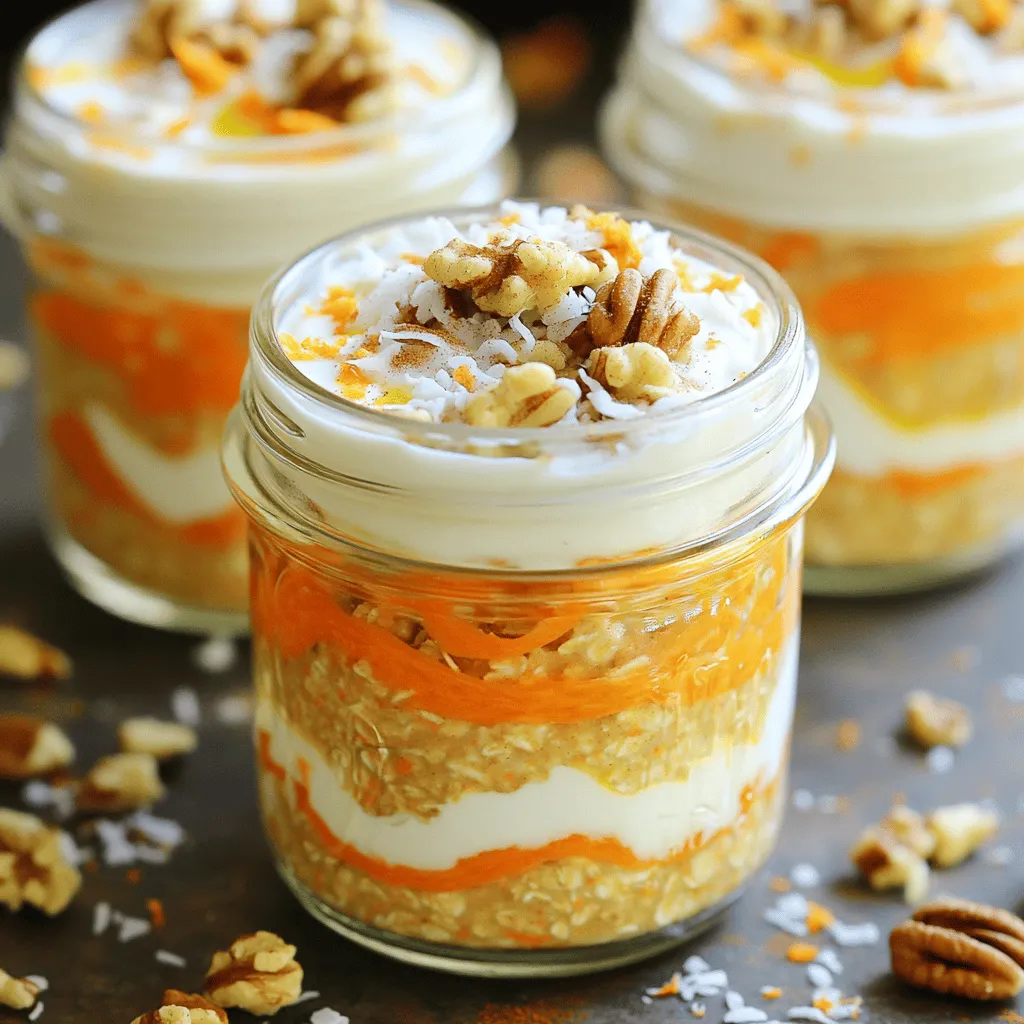 Carrot Cake Overnight Oats Easy and Delicious Recipe
