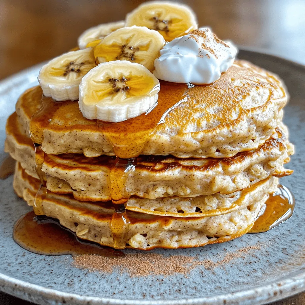 Savory Banana Oatmeal Pancakes Easy and Quick Meal