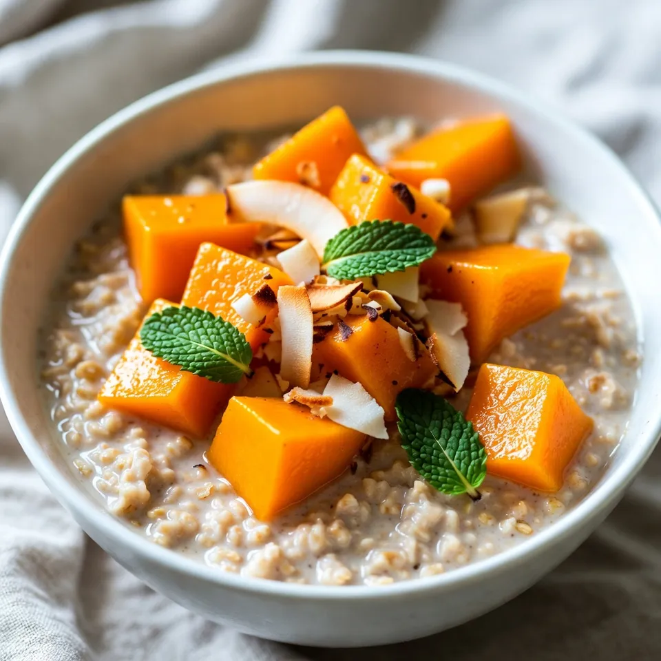 Mango Coconut Overnight Oats Tasty Breakfast Idea