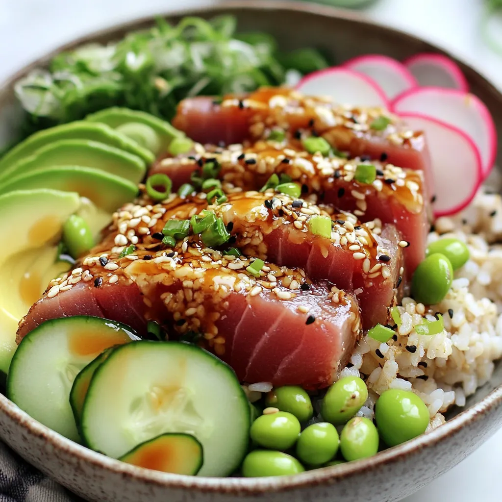 Sesame Crusted Tuna Bowls Flavorful and Nutritious Meal